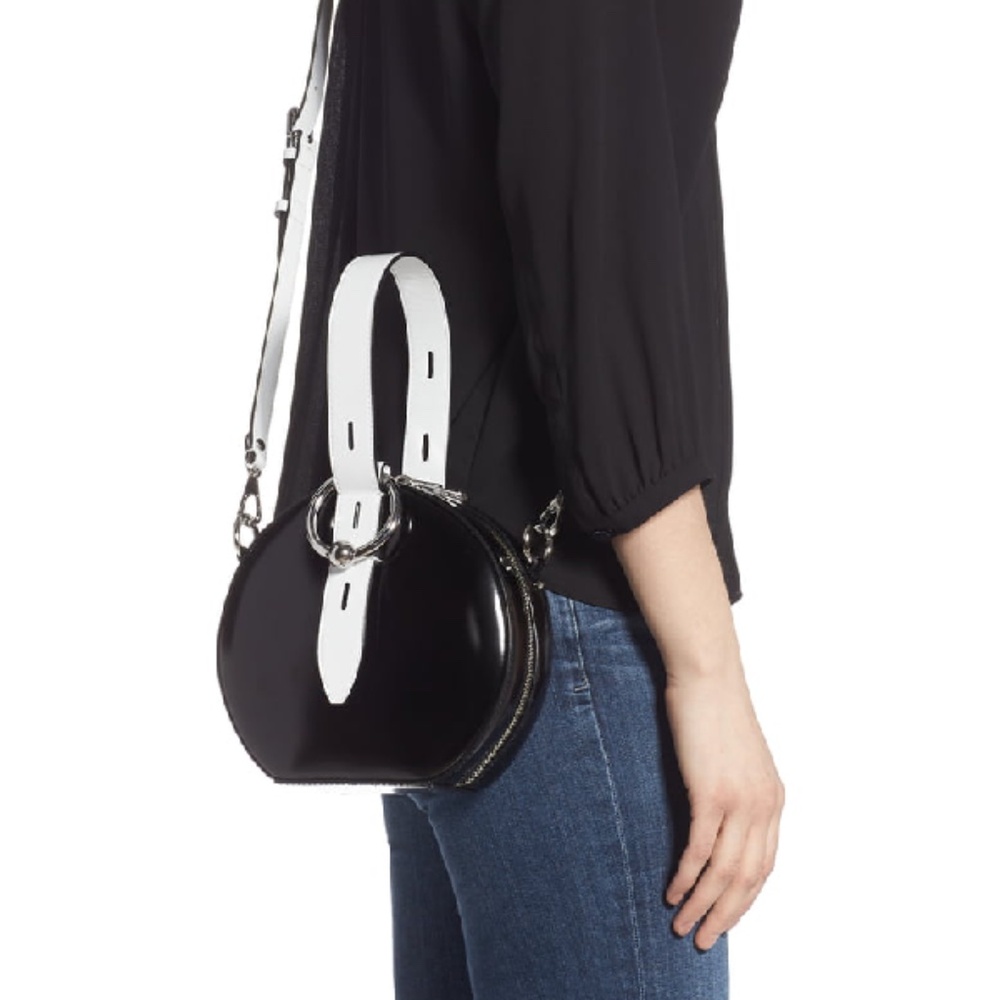 Rebecca Minkoff Kate Color-Block Circle Bag - Picture 13 of 16